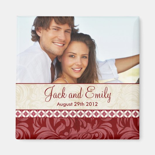 Sparen de Datum van het Bieden Magnet (Voorkant)