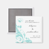 Sparen de Datum van het Bieden Magnet (Voorkant / Achterkant)