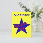 Sparen de Datum van het Briefkaart van de giergier (Staand voorkant)