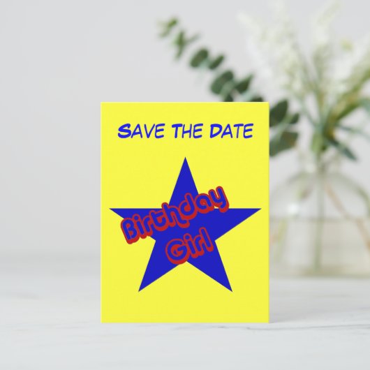 Sparen de Datum van het Briefkaart van de giergier (Staand voorkant)