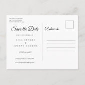 Sparen de Datum van het Briefkaart van het Hart va (Achterkant)