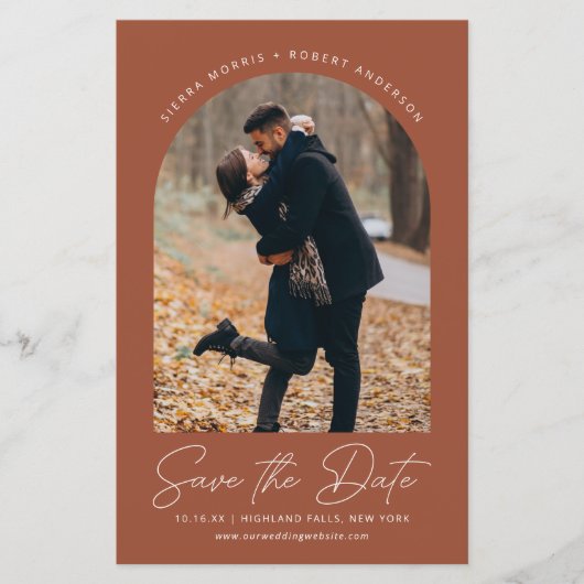 Sparen de Datum van het Daling Weddenschap Moderne (Voorkant)