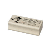 Sparen de Datum van het Glass Toast Weddenschap va Rubberstempel (Stempel)
