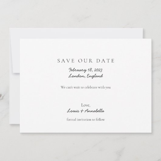 Sparen de Datum van het Goud van de Kalender Febru Kaart (Achterkant)