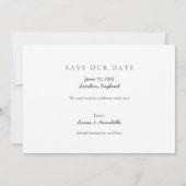 Sparen de Datum van het Goud van de Kalender Juni Kaart (Achterkant)