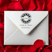 Sparen de Datum van het Hart van het Liefje Rubberstempel