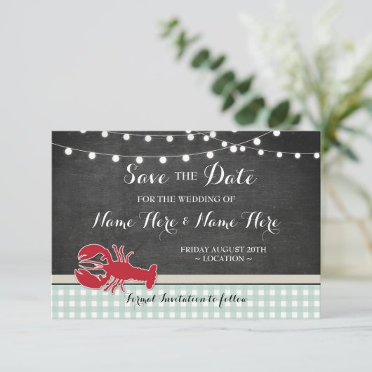 Sparen de Datum van het huwelijk rivierboil nodigt Save The Date (Staand voorkant)