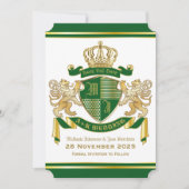 Sparen de Datum van het Kat van de Groene Goud van Kaart (Voorkant)