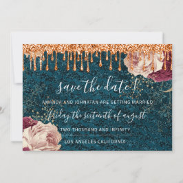 Sparen de Datum van het Roos van de Ventilatoren K Save The Date