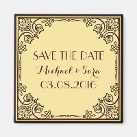 Sparen de Datum van het Weddenschap Magnet van het