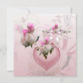 Sparen de Datum van het Wit Wit Berichten Dove Save The Date (Achterkant)