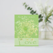 Sparen de Datum van Koningin Anne's Lace Aankondigingskaart (Staand voorkant)