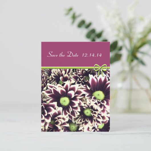 Sparen de Datum van Koningin Anne's Lace Aankondigingskaart (Staand voorkant)