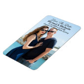 Sparen de Datum van Onze Wedding Magnet Magneet (Linkerzijde)