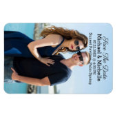 Sparen de Datum van Onze Wedding Magnet Magneet (Horizontaal)