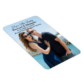 Sparen de Datum van Onze Wedding Magnet Magneet (Rechterzijde)