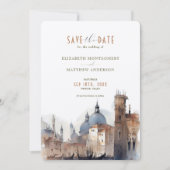 Sparen de Datum Venetië Italië Basilica della Salu Kaart (Voorkant)