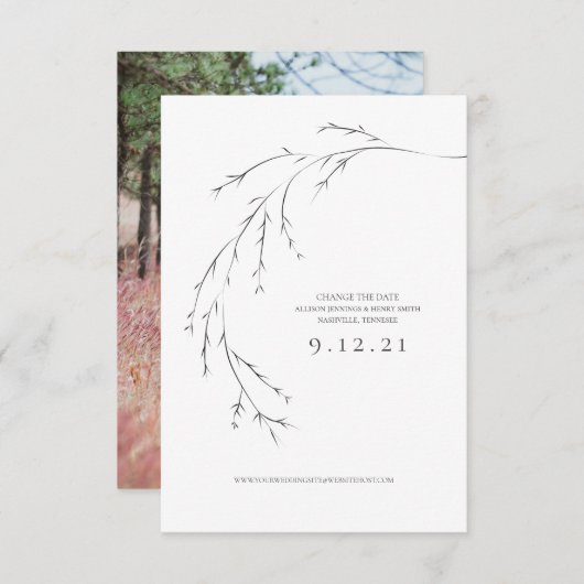 Sparen de Datum Verandering de Kaart van de Wedden (Voorkant / Achterkant)