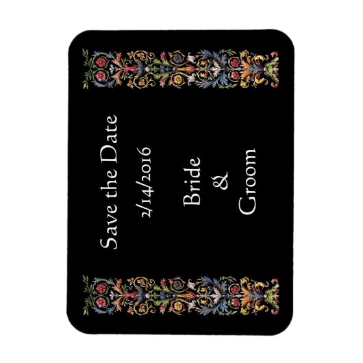 Sparen de Datum verlichte Kunstmagneet Magneet (Verticaal)