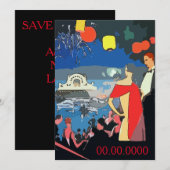 Sparen de Datum, vielen Save The Date (Voorkant / Achterkant)