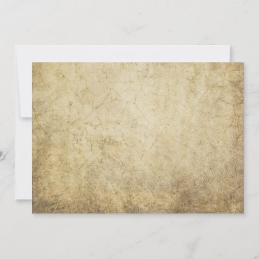 Sparen de Datum voor Halloween Wedding met Skelett Save The Date (Achterkant)