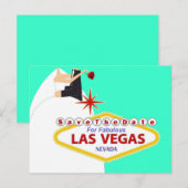 Sparen de Datum voor het Briefkaart van Fabulous L (Voorkant / Achterkant)