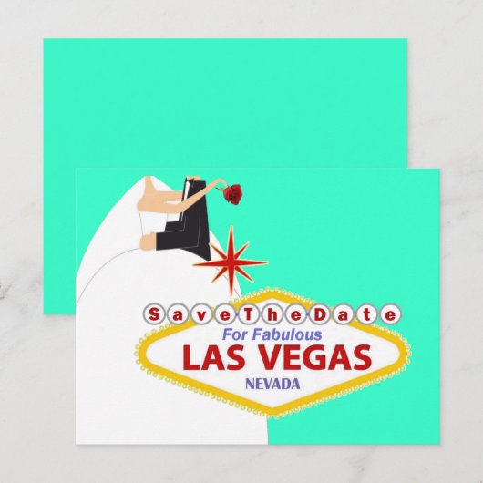 Sparen de Datum voor het Briefkaart van Fabulous L (Voorkant / Achterkant)