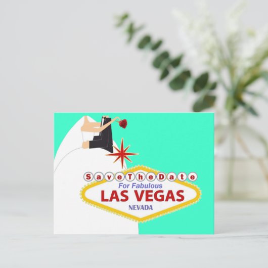 Sparen de Datum voor het Briefkaart van Fabulous L (Staand voorkant)