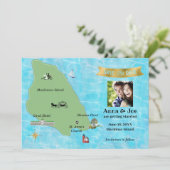 Sparen de Datum voor Mackinac Island Save The Date (Staand voorkant)