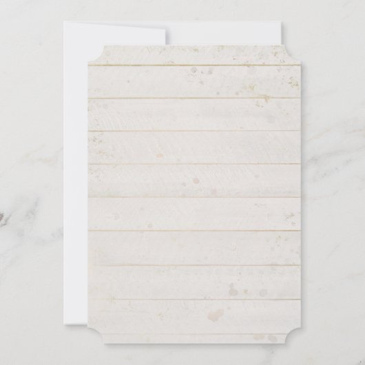 Sparen de Datum waarop Cactus Succulent Wooden Des Save The Date (Achterkant)