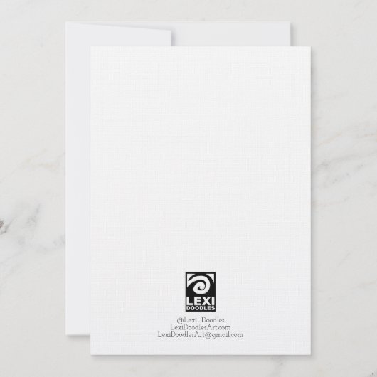 Sparen de Datum - walvissen in Liefde Save The Date (Achterkant)