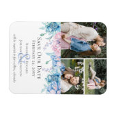 Sparen de Datum Waterverf de Echte Eenduidige Wedd Magneet (Horizontaal)