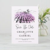 Sparen de Datum Winery Wedding Save The Date (Staand voorkant)