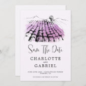 Sparen de Datum Winery Wedding Save The Date (Voorkant / Achterkant)