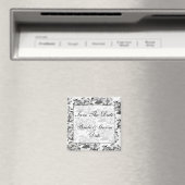 Sparen de Datum WIT en de ZWARTE Magnetten van de Magneet (Insitu (Vaatwasser))