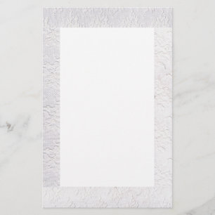 Sparen de Datum/Witte Lace Briefpapier