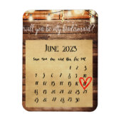 Sparen de Datum zal u Mijn Bridesmaid Douane Mag z Magneet (Verticaal)