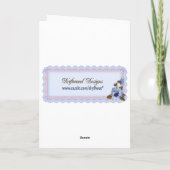 Sparen de Datum zilveren foto lijst Aankondiging (Achterkant)