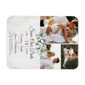 Sparen de Datum Zuidelijke Cotton bruiloft Magneet (Horizontaal)