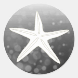 Sparen de Datum Zwarte Startvis Wedding Sticker