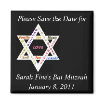 Sparen de datumbar of Bat Mitzvah