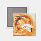 Sparen de DatumBieden in Las Vegas Magnet (Voorkant / Achterkant)
