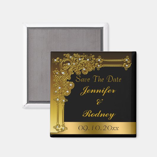 Sparen de DatumBieden Magnet (Voorkant / Achterkant)