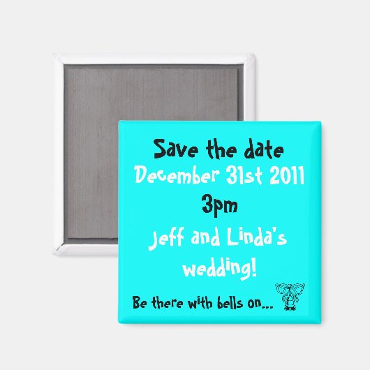 Sparen de datummagneet magneet (Voorkant / Achterkant)