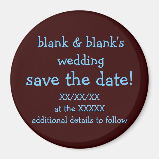 sparen de datummagneet magneet (Voorkant)