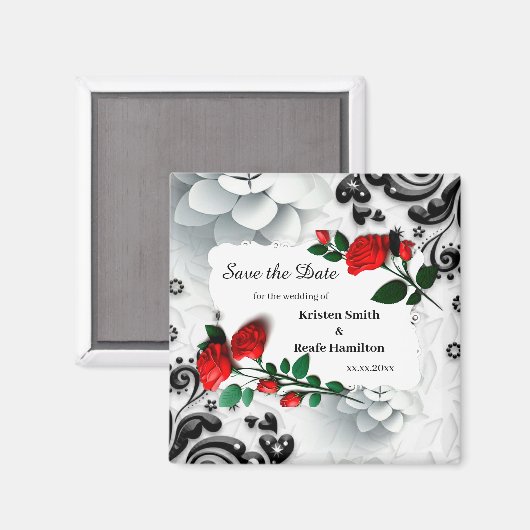 Sparen de datumMagneten Magneet (Voorkant / Achterkant)