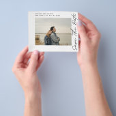 sparen de datumQR Code Moderne begroting van de Gr Flyer (Hand)