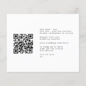 sparen de datumQR Code Moderne begroting van de Gr Flyer (Achterkant)