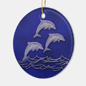 Sparen de datumsiervissen keramisch ornament (Links)