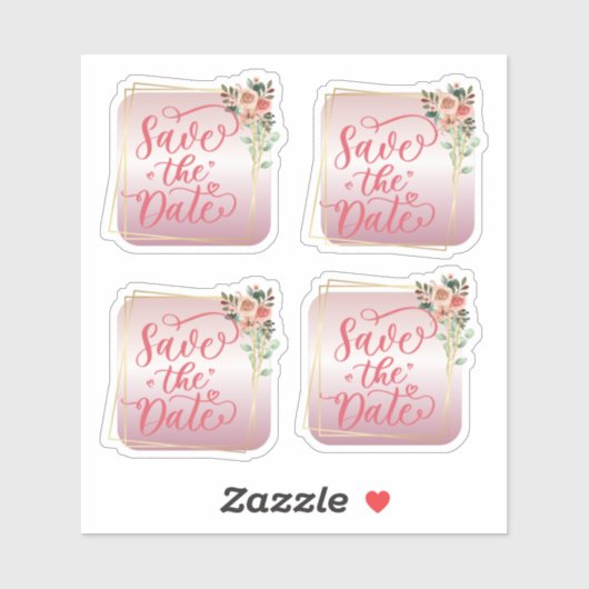 Sparen de datumSticker Sticker (Vel)